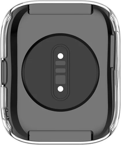 Vista 5 de Protector de pantalla compatible con Amazfit Bip 5, fundas para reloj inteligente de 1.91 pulgadas, fundas de TenCloud resistentes a los arañazos
