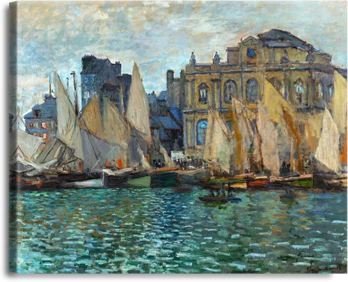 Vista 116 de A&T ARTWORK Antibes Seen from The Salis Gardens de Claude Monet Las Obras de Arte Clásico Mundial Reproducciones, Impresiones de Arte en Lienzo