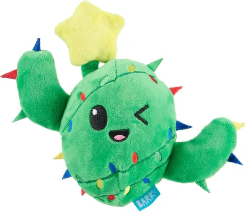 Vista 9 de Barkbox Air Head Juguete para Perros – Juguete de Peluche Rip & Reveal con Pelota Chirriante Espinosa Oculta, Crujido Loco y Relleno Suave – Juego