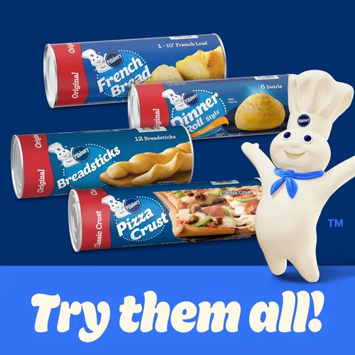Vista 9 de Pillsbury Corteza de pizza clásica refrigerada, 13.8 oz.