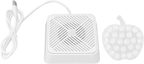 Vista 6 de VINGVO Mini lavavajillas USB, integrado IP67 potente ultrasónico de alta frecuencia USB lavavajillas portátil 5V con ventosa de silicona