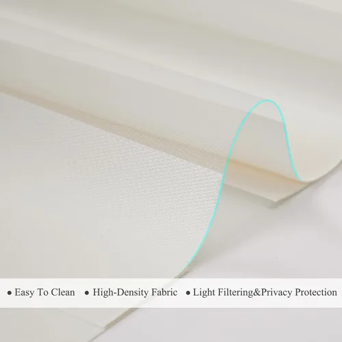 Vista 8 de Changshade Persianas de cebra de tamaño personalizado, sin cordones, para interiores, privacidad, doble capa para sala de estar, dormitorio, baño