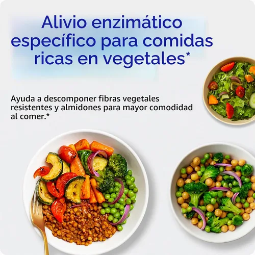 Vista 3 de Enzymedica VeggieGest, Soporte para Dietas Vegetarianas/Veganas - 60