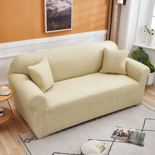 Vista 2 de Daesar Fundas elásticas para sofá de 1 plaza, funda para sofá de sala de estar, protector de muebles de elastano para perros y mascotas