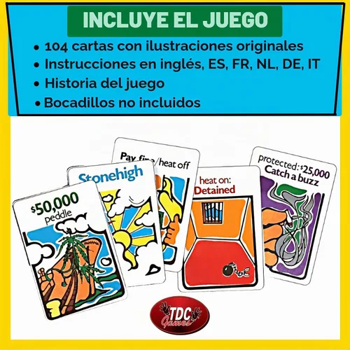 Vista 4 de TDC Games Juego de cartas de hierba para adultos