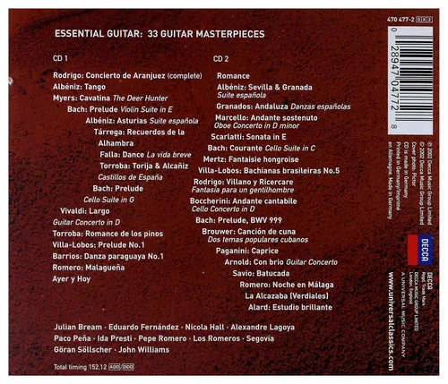 Vista 2 de Essential Guitar 33 Guitar Masterpieces
