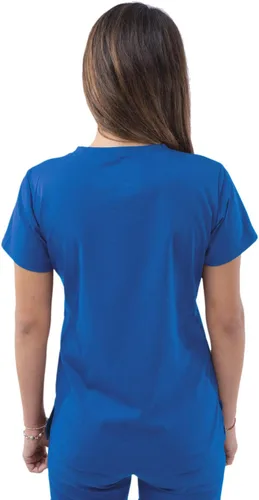 Vista 2 de Adar Pro - Ropa quirúrgica para mujer, camisa con cuello en V
