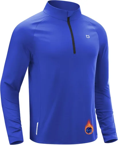 Vista 9 de G Gradual Camisa de golf atlética de manga larga con cremallera de forro Negro