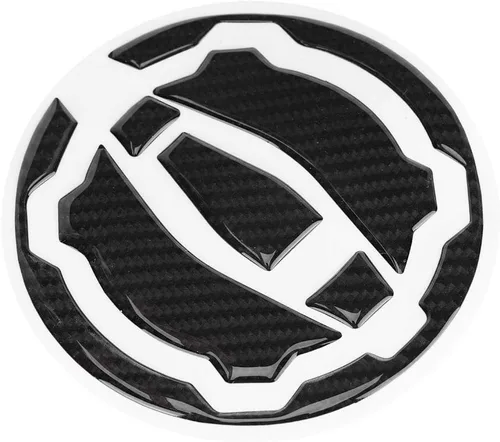 Vista 2 de Adhesivo de fibra de carbono para tapa de tanque de gasolina, cubierta de tapa de tanque de gasolina para motocicleta KAWASAKI Z900 Z650 2017-2018