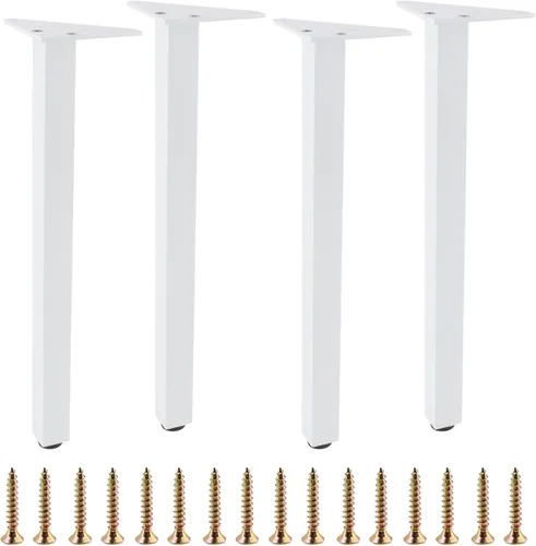 Vista 16 de Geesatis Patas de mesa ajustables resistentes de 10 pulgadas, 4 patas Negro
