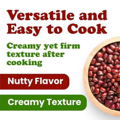 Vista 5 de Food to Live - Frijoles Adzuki, 8 onzas - Frijoles azuki secos enteros (frijoles rojos mungos), crudos, veganos, kosher, germinables, a granel