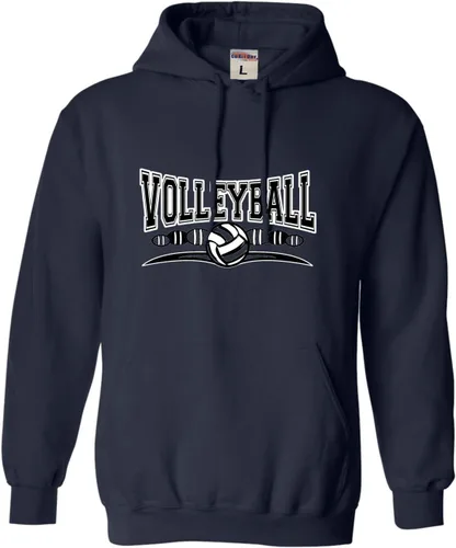 Vista 19 de Go All Out Sudadera con capucha para hombre y mujer con diseño fresco de voleibol