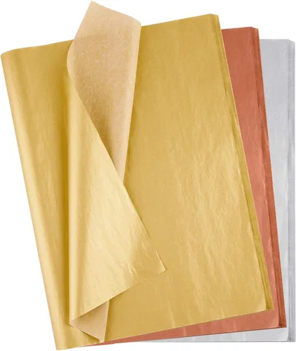 Vista 10 de MIAHART 50 hojas de papel de seda negro de 20 x 14 pulgadas, papel de regalo a granel, papel de regalo para decoración de graduación, fiesta
