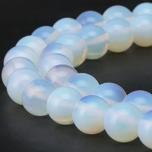 Vista 15 de Cuentas redondas africanas de turquesa natural de 4 mm para hacer joyas, piedras preciosas naturales, hebra semipreciosa, 15 pulgadas