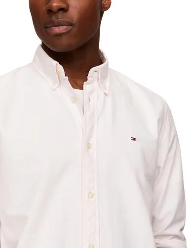 Vista 3 de Tommy Hilfiger Camisa Oxford de manga larga con botones para hombre en ajuste regular
