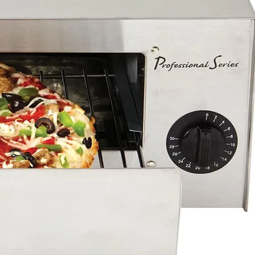 Vista 7 de Professional Series PS75891 - Horno de pizza y horno de aperitivos congelados, acero inoxidable