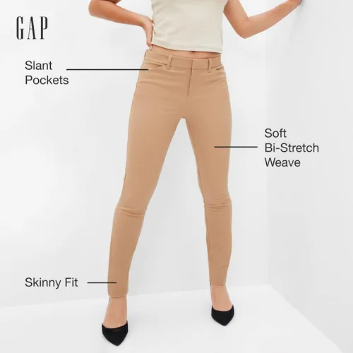 Vista 2 de GAP Pantalones ajustados al tobillo para mujer en bi-elástico