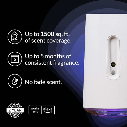 Vista 2 de AIRIA by Febreze - Kit de inicio de difusor de aroma inteligente para todo el hogar, 1 difusor de aroma inteligente AIRIA y 1 cartucho de fragancia