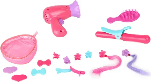 Vista 4 de Gigo Gi-Go - Juego de cabeza para peinar, color rosa