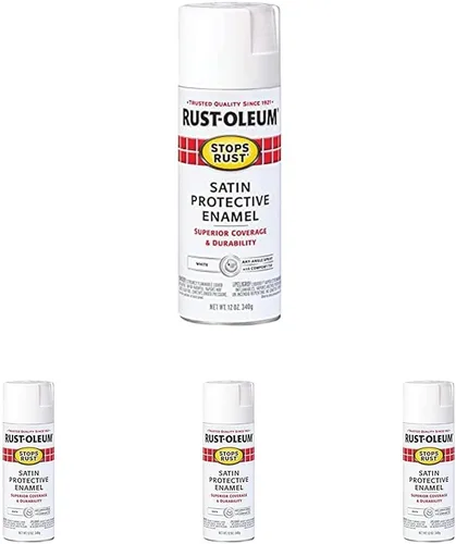 Vista 19 de Rust-Oleum 7776830 - Pintura en aerosol para prevención del óxido, 12 onzas, negro plano