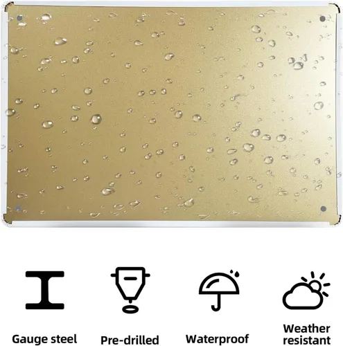 Vista 6 de Paquete de 8 letreros de metal divertidos para la pared del bar del hogar para decoración de cuevas de hombre, decoraciones retro de pub y regalos