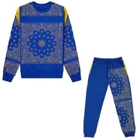 Vista 4 de Lavish Jackets Chándal de medio tiempo del Super Bowl Chándal azul