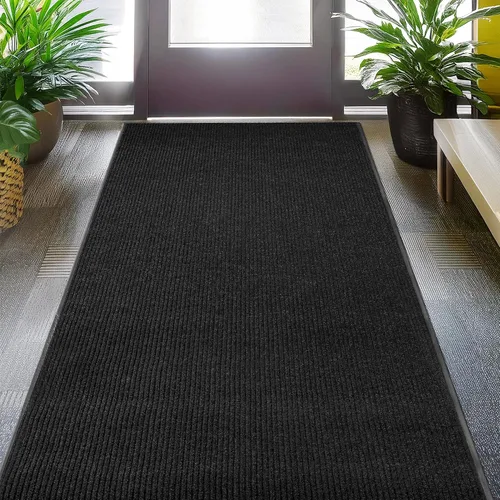 Vista 39 de LuxUrux Tapete de goma duradero para puerta, resistente, interior/exterior, fácil de limpiar, impermeable, patio, garaje, tapete comercial