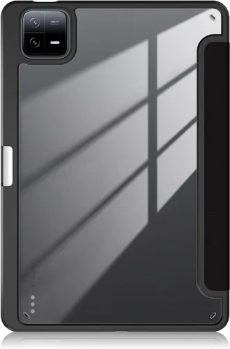 Vista 7 de Funda para Xiaomi Pad 6 de 11 pulgadas, carcasa rígida transparente para Xiaomi Pad Pro 2023, con encendido y apagado automático, no toque
