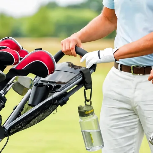 Vista 3 de Woho Paquete de 2 accesorios para carrito de golf, ganchos de mosquetón