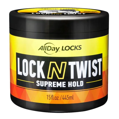 Vista 12 de AllDay Locks Lock N Twist (5 onzas) Sujeción suprema, sin encrespamiento ni descamación Gel fijador hidratante y nutritivo Con infusión de uva