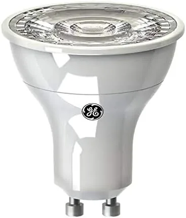 Vista 2 de GE Paquete de 3 bombillas LED básicas equivalentes a 50 W, 2700 K, luz blanca cálida Mr16, bombillas GU10 base de 120 V