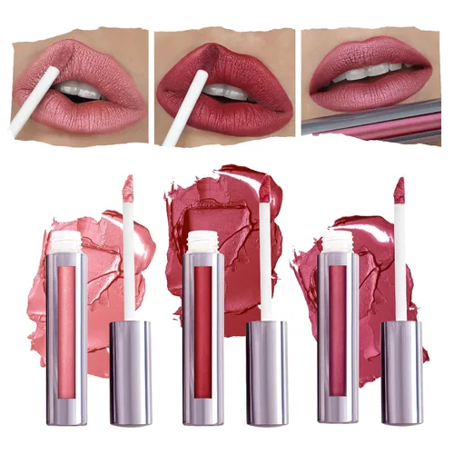 Vista 15 de Runway Rogue Lápiz Labial Líquido de Seda Glam, Lápiz Labial de Larga Duración Rosa Helado-Limonada, ‘Call Sheet