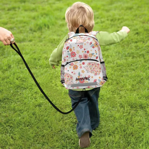 Vista 5 de Glaphy Mochila personalizada para niños, mochila infantil para guardería, mochila preescolar con nombre personalizado para niños y niñas, 3-erizo