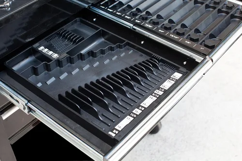 Vista 8 de TOOL SORTER Organizador de llaves (negro), fabricado en Estados Unidos