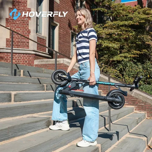 Vista 8 de HOVERFLY Electric Scooter for Adults, Max 10/18Miles & 15.5Mph Speed negro oscuro
