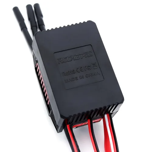 Vista 7 de Surpass Hobby Controlador de velocidad ESC sin escobillas impermeable 90A para RC con enchufe macho para coche 1/10 RC (90A)
