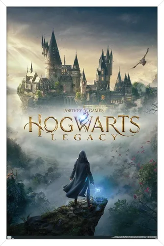 Vista 14 de Trends International Harry Potter: Hogwarts Legacy - Póster de pared de arte clave, 22.4 pulgadas de largo x 14.7 pulgadas, versión enmarcada