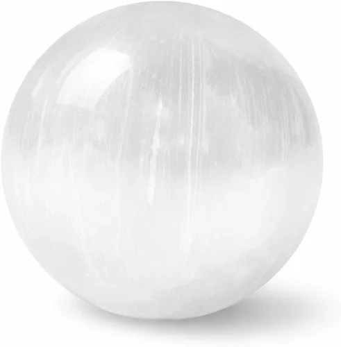 Vista 29 de Bola esférica de cristal de amatista natural Jet de 50 a 2.165 in Piedra curativa para energía positiva, meditación, reiki, equilibrio de chakras