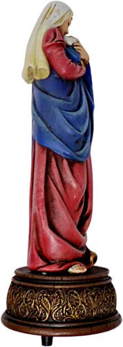 Vista 7 de Avalon Gallery Figura musical de resina de Madonna y Jesucristo de Jesucristo, 9 pulgadas