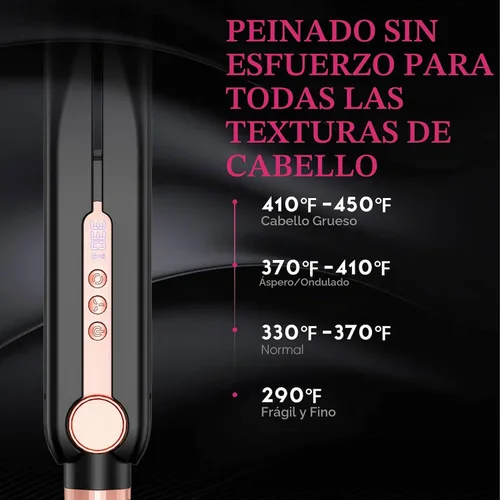 Vista 5 de SKIMI Airflow Styler 2.0 - Plancha plana de titanio para alisar el cabello