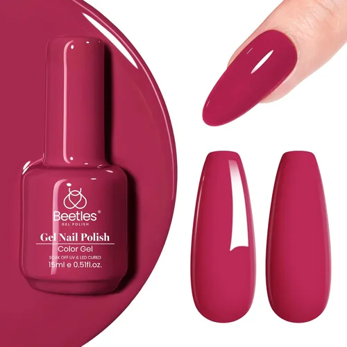 Vista 52 de Beetles - Esmalte de uñas en gel, 1 unidad de 0.5 onzas fluidas (15ml), extracción por remojo, arte de uñas, estética de manicura, bricolaje, curado
