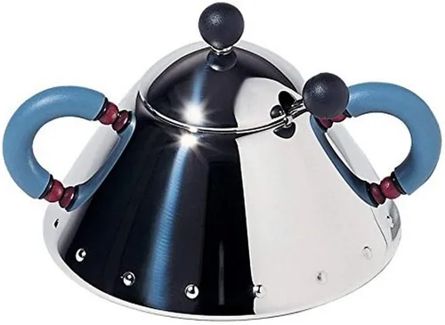 Vista 3 de Alessi 9097 B Azucarero Y Cuchara, Negro