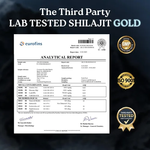 Vista 4 de Mars Pure Himalayan Shilajit Gold (resina) Shilajit orgánico prémium procedente de Himalayas de gran altitud Potenciador de energía natural