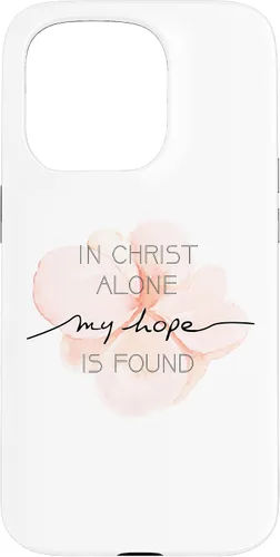 Vista 14 de in Christ Alone My Hope is Found Jesus Christian Phone Case for iPhone 17