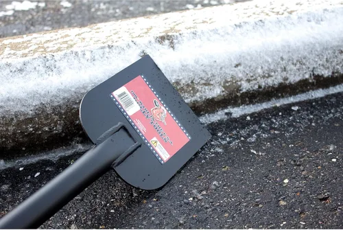 Vista 7 de Bully Tools - Rascador de hielo de acero calibre 11, mango largo, fabricado en Estados Unidos