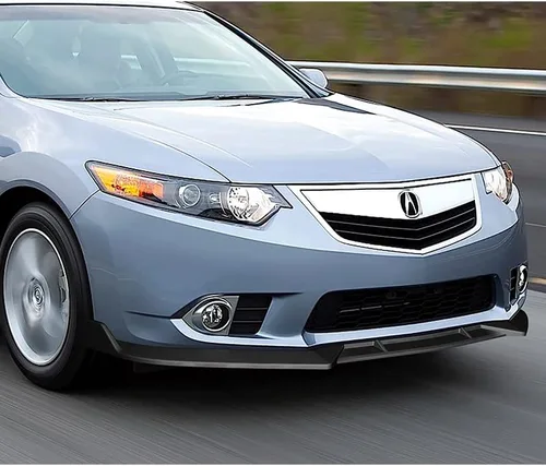 Vista 5 de EPARTS - Juego de 3 piezas de plástico ABS para parachoques delantero estilo STP, protección compatible con Acura TSX 2011, 2012, 2013, 2014