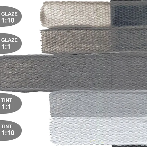 Vista 5 de GOLDEN OPEN Acrílicos de secado lento, gris neutro N5, tarro de 8 fl oz, pintura acrílica profesional, opaco