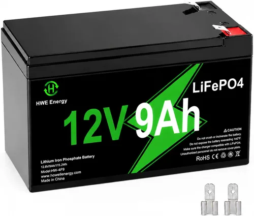 Vista 10 de Batería de litio recargable de 12 V 5 Ah, más de 4000 ciclo profundo LiFePO4 12 voltios 5 amperios batería de repuesto para Liftmaster 485LM