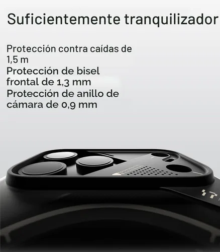 Vista 6 de Aulumu A17 Funda Magnética Térmica para iPhone 17 Pro CoolHyper con Control de Cámara Tecnología IMD Compatible con Magsafe Toque gris