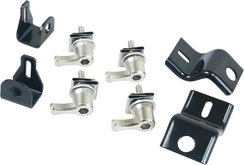 Vista 6 de Kit de conversión de bolsa de sillín Harvards Chrome Compatible con bolsas de sillín Harley 2014-2023 en modelos Touring '09-'13 Street Glide Road